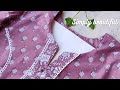 Steps For Beginners Easy Kurti Front Neck Design Neck Sewing Tutorial