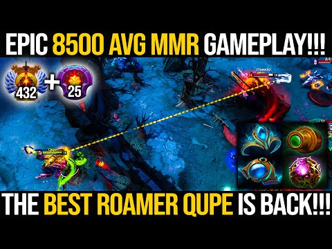 Epic 8500 Avg MMR Gameplay !!! The BEST ROAMER Qupe Pudge IS BACK | Pudge Official
