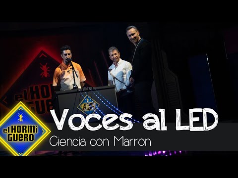 Marron crea crea ritmos luminosos con la voz - El Hormiguero
