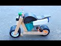 How To Make Amazing DC Motor Bike At Home DIY Mini TOY Motorcycle DC Motor Project