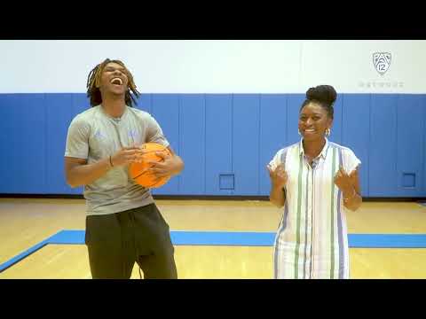 UCLA’s Dylan Andrews walks and talks with Jordan Robinson | Pac-12 Men's Basketball