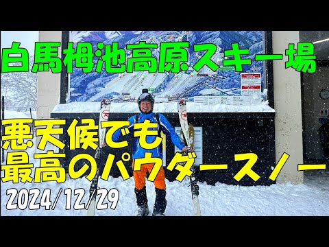 Video: 白馬栀池高原スキー場 コースガイド 解説 パウダースノー 悪天候 アクセス 傾斜 積雪 ゴンドラ ハンの木ゲレンデ チャンピオンゲレンデ 行き方 スノボ 長野県小谷村 24/12/29【Gopro】