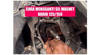 Full tutorial on how to replace the magnetic seal on a Vario 125/150