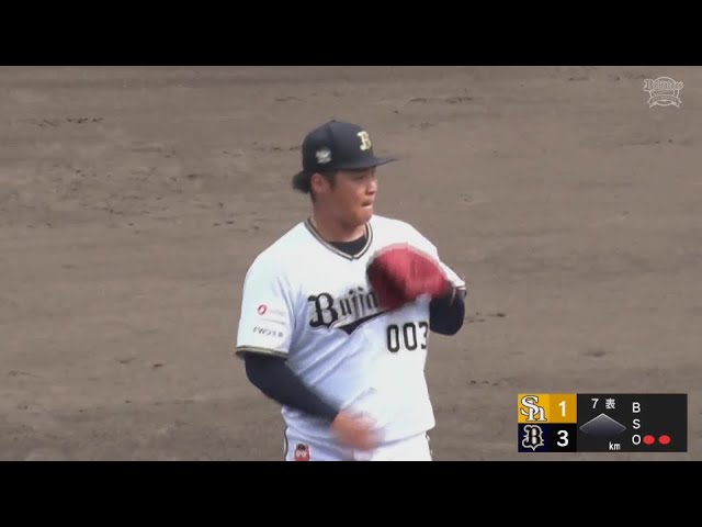 【ファーム】地元で好リリーフ!! バファローズ・中田惟斗 1.2回をパーフェクトに抑える!!  2024年6月8日 オリックス・バファローズ 対 福岡ソフトバンクホークス