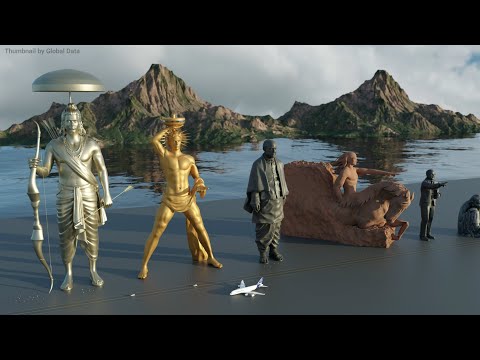 Comparing the Height of the Tallest Statues