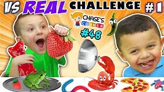 Chase&#39;s Corner: Gummy vs Real (#48) | DOH MUCH FUN