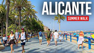 ALICANTE, İspanya 🇪🇸 Costa Blanca’da Cennet | 4K Yürüyüş Turu 2025
