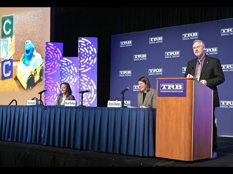 2026 TRB Annual Meeting Deen Lecture – David Harkey on road safety