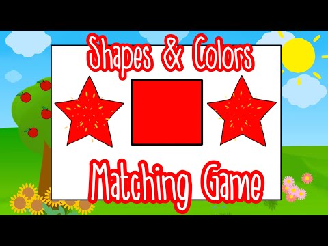 Shapes Matching Game - Learn Shapes and Colors | Red |