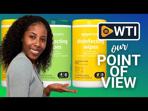 Amazon Basics Disinfecting Wipes - WTI product video review