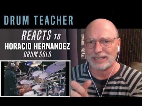 Drum Teacher Reacts to Horacio Hernandez - Drum Solo