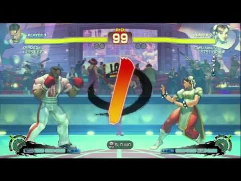 SSFIV: xAPO20x (Dudley) vs sawtakimura (Chun Li) TRUE-HD QUALITY