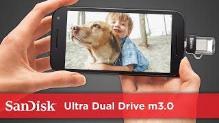 SanDisk Ultra Dual Drive m3.0 32GB, USB 3.0, micro USB 2.0 video 1