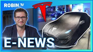 E-News: Tesla Model 3 in Europa, Model Y Leaks, 60 kWH Leaf, Microlino aus Deutschland