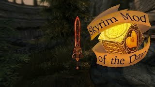 Skyrim Mod of the day: Sword Of Fiery Darkness - A Custom Model In 4K HD