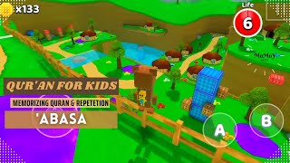 Download lagu Memorization of Al Quran Short Surahs | Abasa | 4x Repetitions | Cute Bear Game Animation mp3