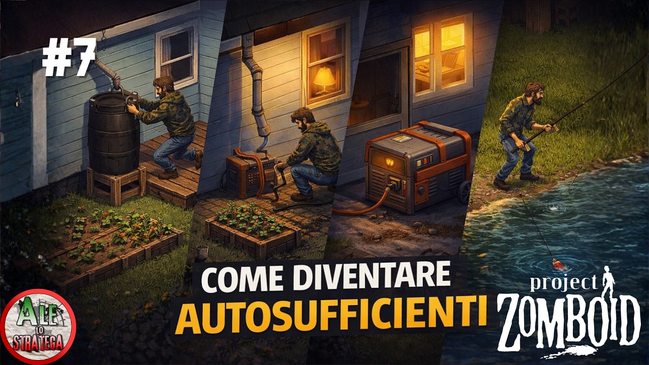 COME DIVENTARE AUTOSUFFICIENTI || PROJECT ZOMBOID tutorial ITA || #7