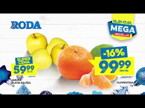 Roda I Mega nedelja 11.01 - 17.01.2019.