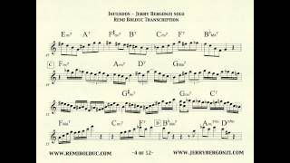 Jerry Bergonzi (on Alto Sax) on Inuendos