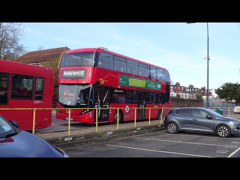 Windscreen View | Go-Ahead London  Route 119  |  Purley Way, Colonnades - Bromley North