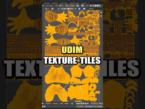 Blender: UDIM Texture Tiling