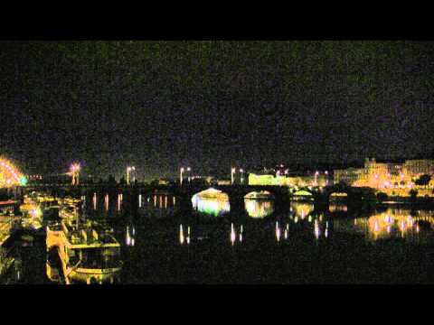 Thunder and lightening in Prague, Czech Republic