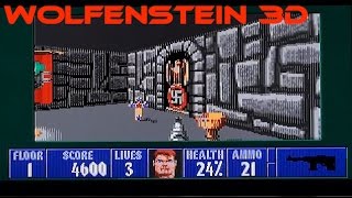 Wolfenstein 3D on Mega Drive / Genesis. Played badly, with commentary.