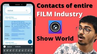 Contacts of Bollywood Celebrities on Show World Film Directory 🤯