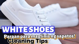 HOW TO CLEAN WHITE SHOES | CLEANING TIPS