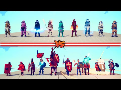 SENSEI TEAM vs SHIELD TEAM | TABS - Totally Accurate Battle Simulator