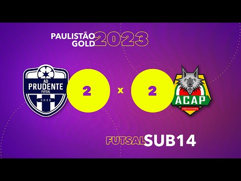 AD Prudente 2 x 2 ACAP - Paulistão Gold 2023 - sub14 - 15/10/2023