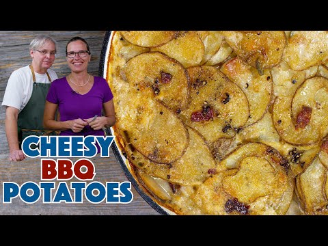 BBQ Smoked Potatoes au Gratin Recipe Scalloped Potatoes Recipe