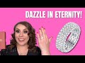 Barzel Women S Wide Eternity Ring Review Stunning Cubic Zirconia Wedding Band In Gold Rose Gold