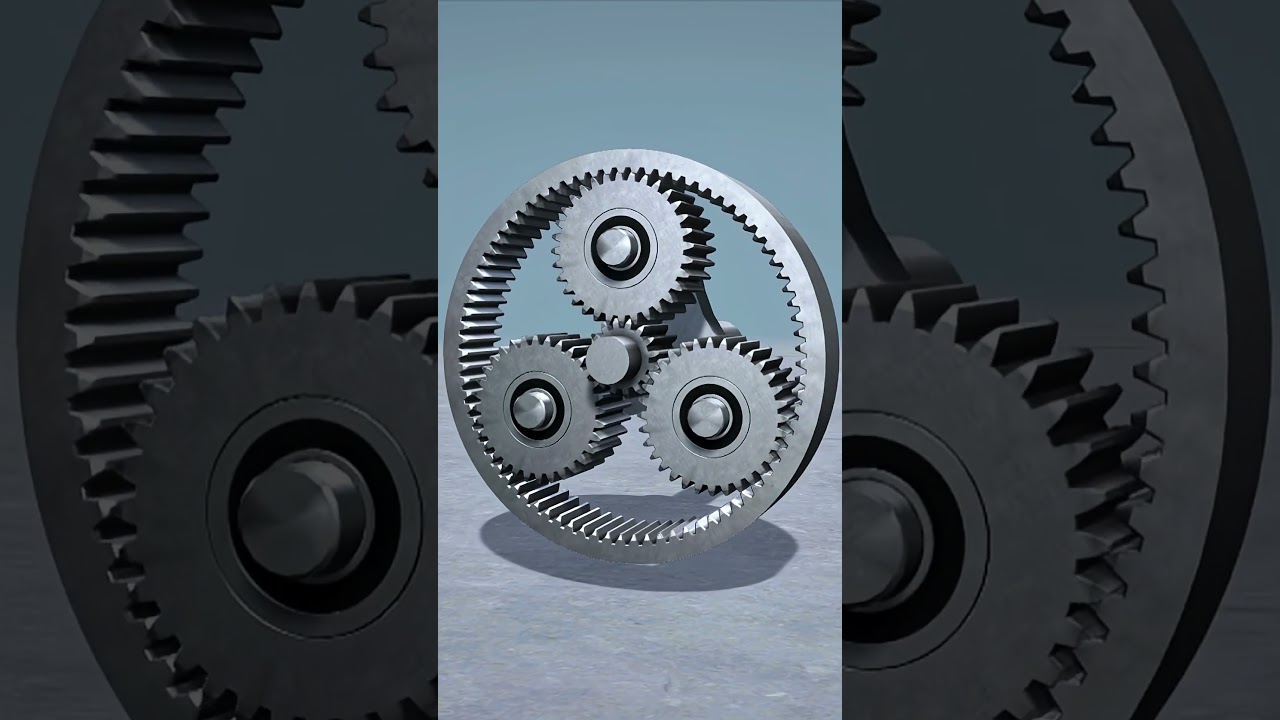 How an Epicyclic Gear Train Works: Mechanism Explained #3danimation #howitworks