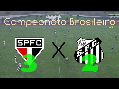 São Paulo vs Santos - Brasileirão 2015