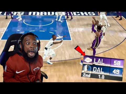 My First Buzzer Beater 3 Pointer! Lakers vs Mavericks NBA 2K20 MyCareer Ep 16