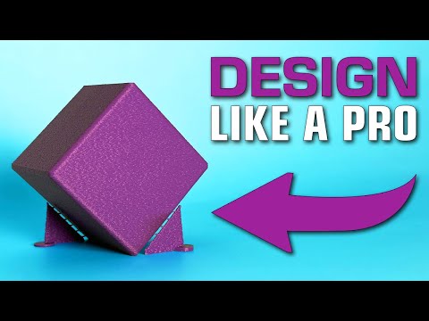 How a Pro Designs a Cube for 3D Printing
