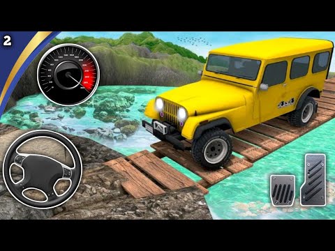 😱 Offroad Jeep Driving Simulator 3D - Real 4x4 Hummer Luxury SUV Driver - Android GamePlay #2