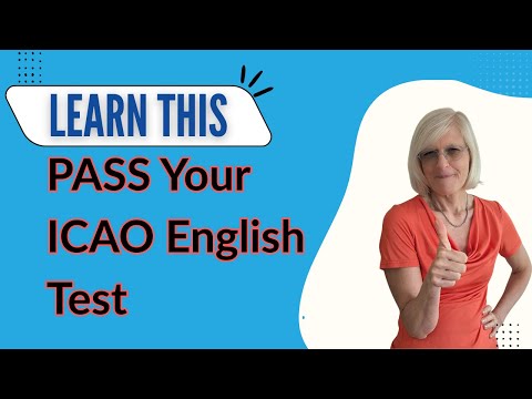 Learn this - Pass Your ICAO English Test