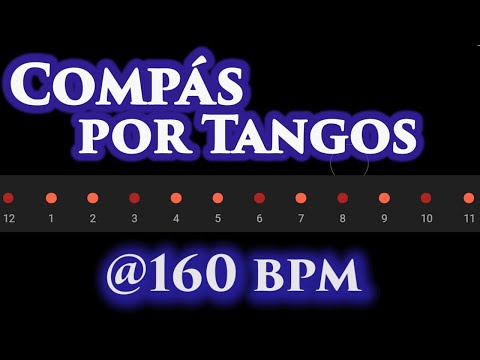 Compas por Tangos @160 bpm - Flamenco Metronome