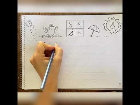 Caligrafia de la Letra S