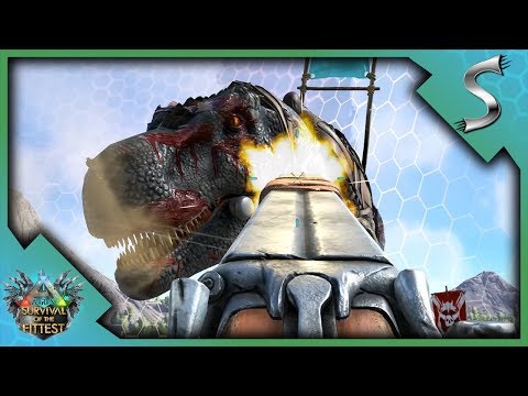 SOLO VICTORY! WIPING A DINO ARMY WITH GRENADES! - Ark: Survival of the Fittest [SOTF Gameplay]
