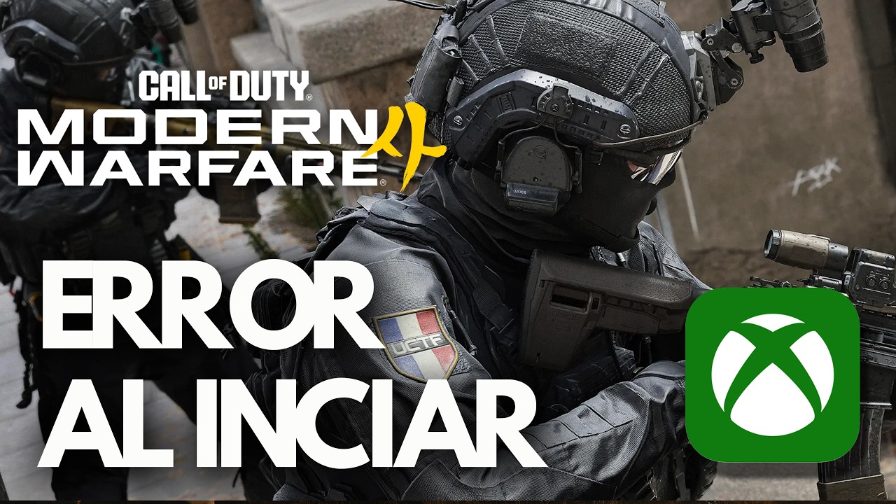 Call of Duty Modern Warfare 4: Error al Iniciar/Pantalla Negra, Se Bloquea Xbox App PC Solucion