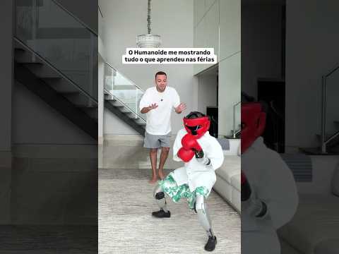 O HUMANOIDE ME MOSTRANDO TUDO O QUE APRENDEU NAS FÉRIAS #lucasrangel #humor #humanoide