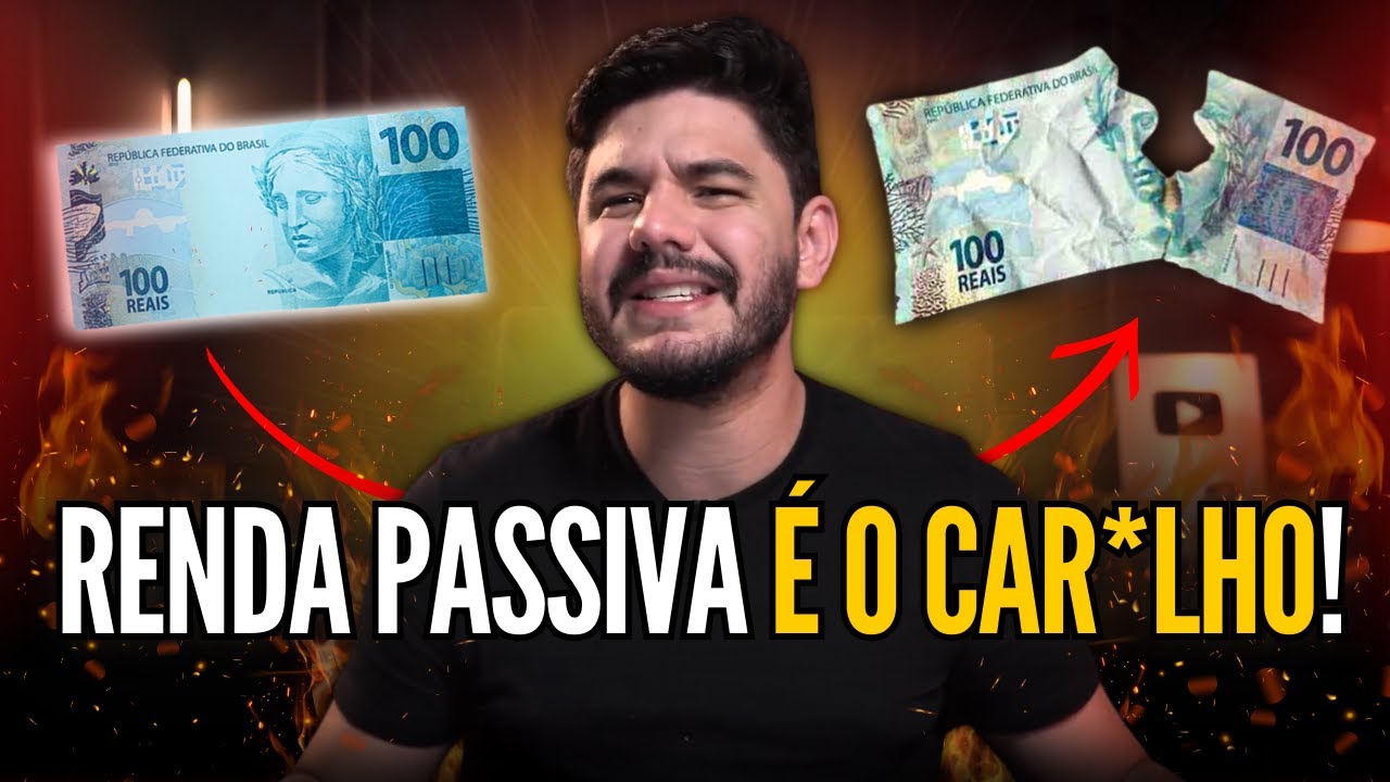 O MITO DA RENDA PASSIVA E A FALSIDADE EXPOSTA DOS GURUS!