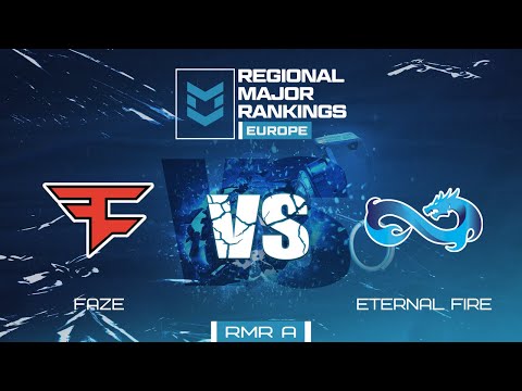 FaZe vs Eternal Fire | Map 1 Overpass | PGL RMR EUROPE A - Day 1
