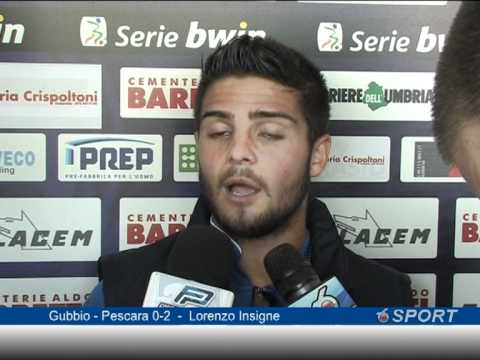 Gubbio - Pescara 0-2  - Insigne