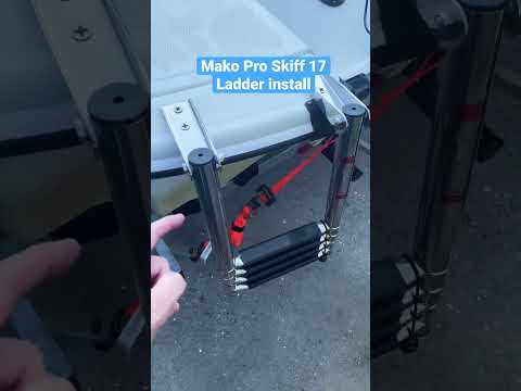 Mako Pro Skiff - Ladder Install