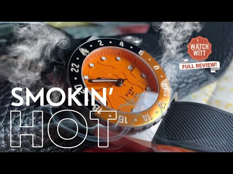 Titanium Flame Thrower! Core Fury GMT Review | Seiko NH34 Automatic