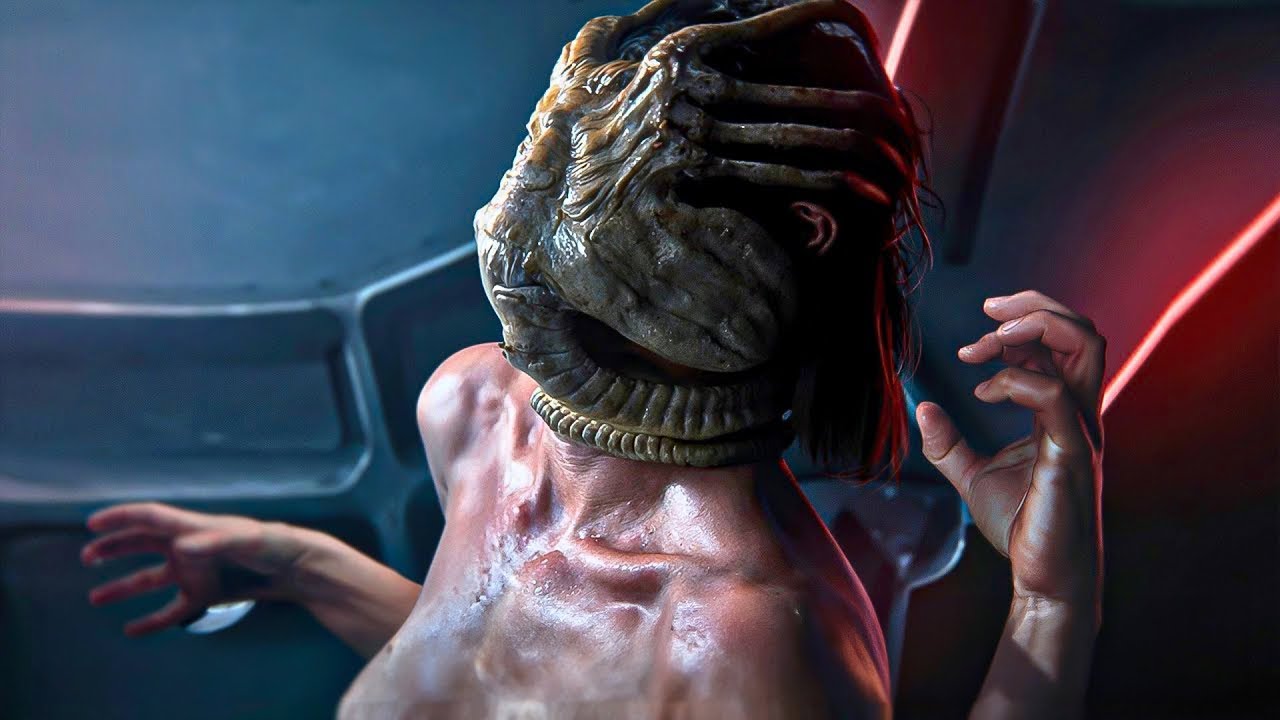 ASTRONAUTAS TENTAM ROUBAR UMA NAVE MAS SÃO ENCURRALADOS POR UM ALIEN XENOMORFO HÍBRIDO DE HUMANO!